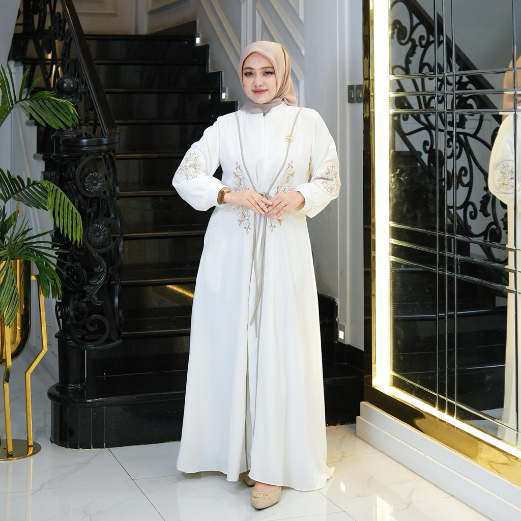 Gwenza - Nazalea Dress Motif - Muslim Wanita