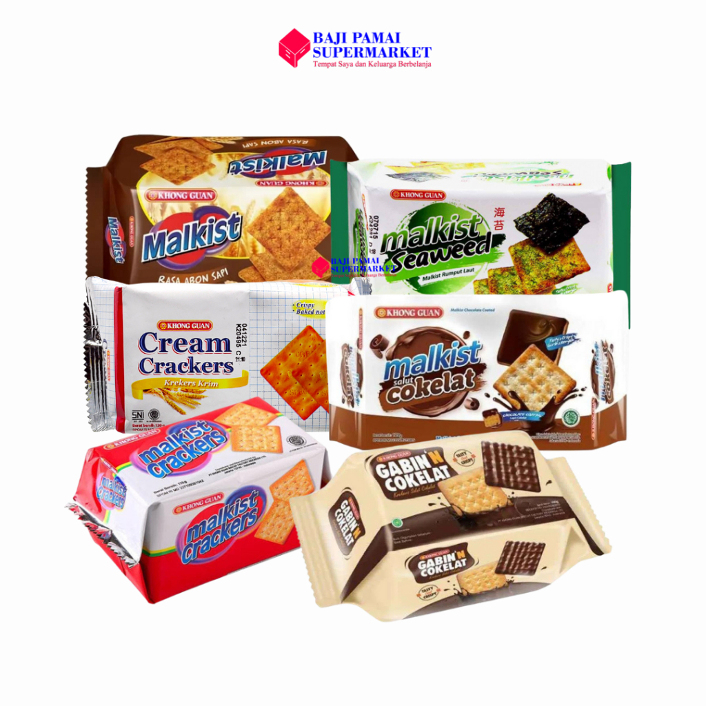 Khong Guan Cemilan Malkist Gabin / Biskuit