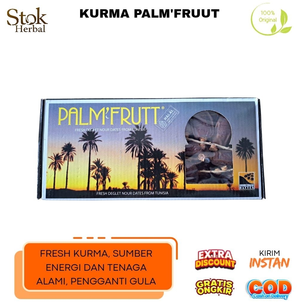 Kurma Palm'Frutt Palm Frutt Palm Fruit Kurma Tangkai Tunisia Buah Kurma Produksi Baru