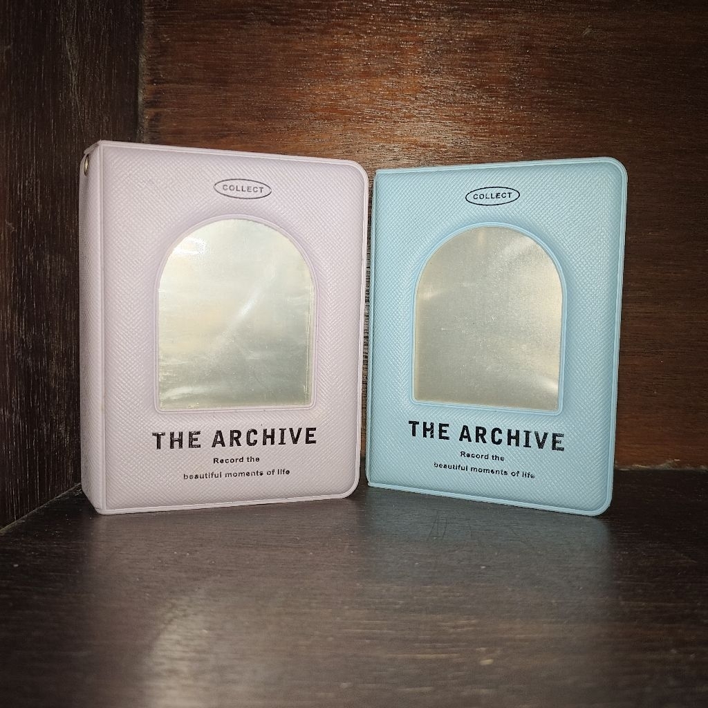 (BACA DESKRIPSI) PRELOVED PHOTOCARD MINI ALBUM COLLECT BOOK COLLBOOK KOLBUK THE ARCHIVE UNGU BIRU 40
