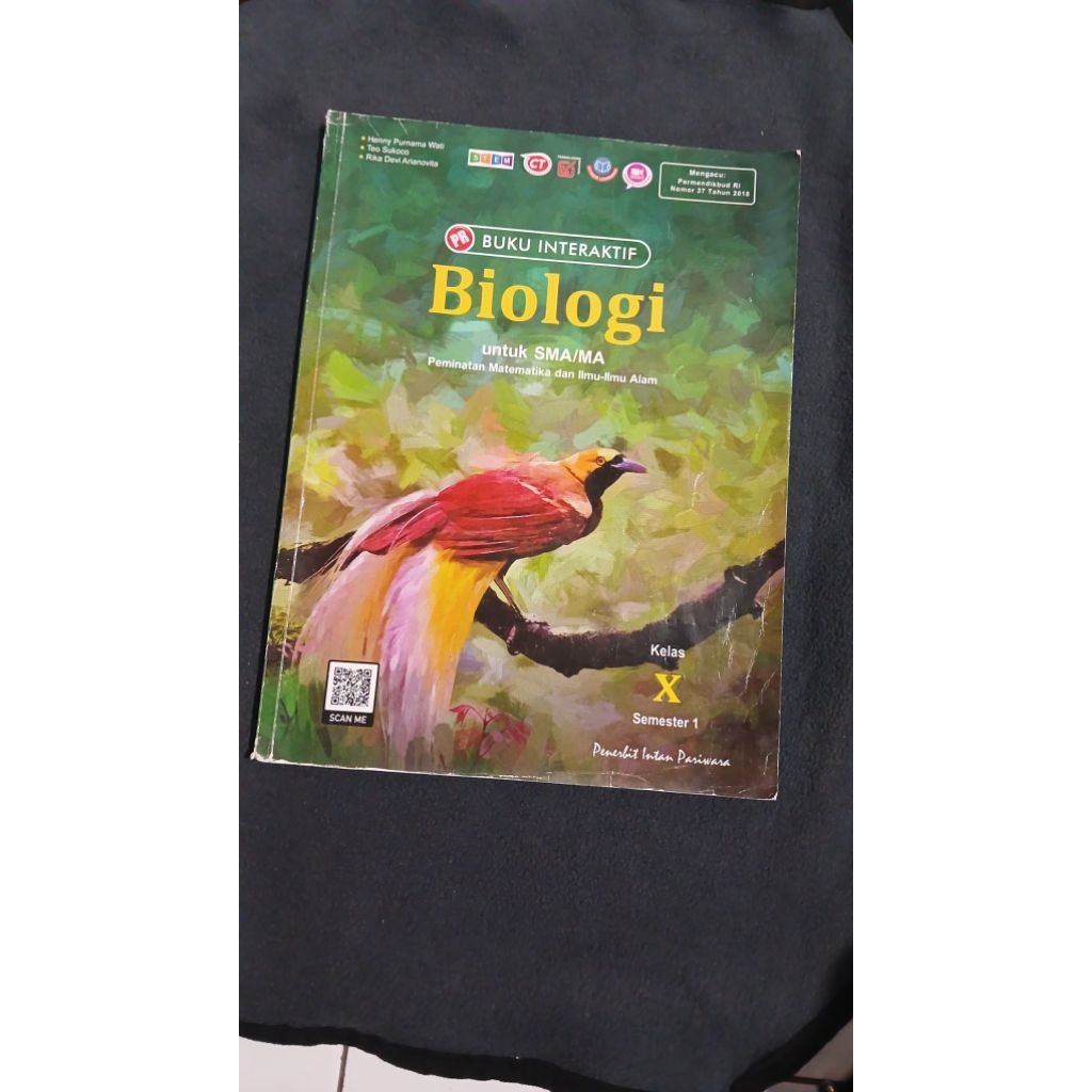 Pr biologi untuk sma peminatan kelas X semester  1
