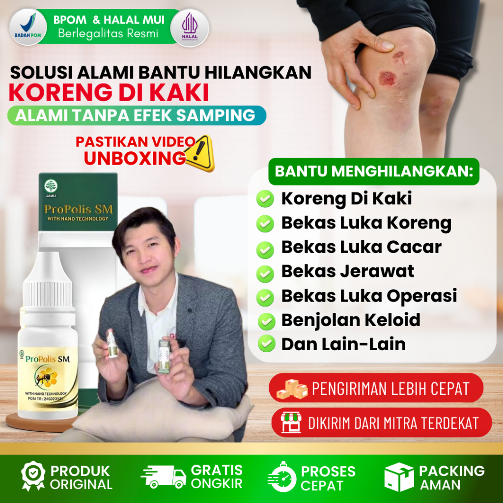 Obat Tetes Penghilang Koreng Di Kaki Paling Laris - Obat Bekas Luka Koreng Kaki - Obat Tetes Koreng 