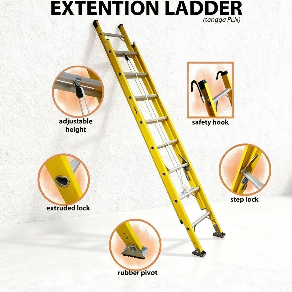 TANGGA PLN FIBERGLASS DENKO