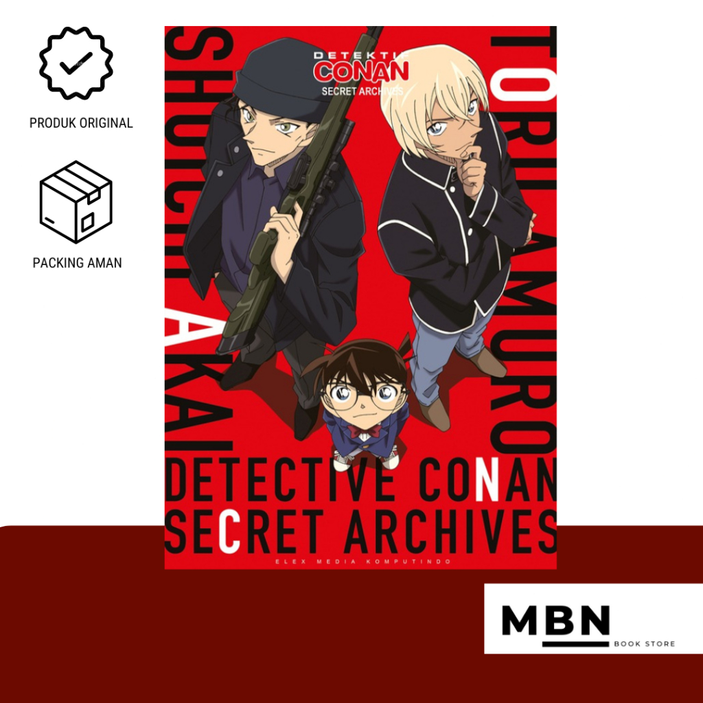 Komik DETEKTIF CONAN SECRET ARCHIVES 01 SHINICHI KUDO & RAN MOURI ori
