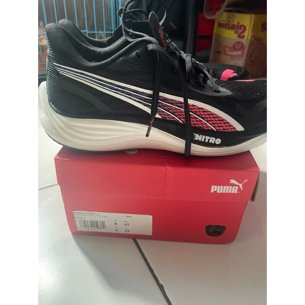 puma velocity nitro 3 ukuran 42 second