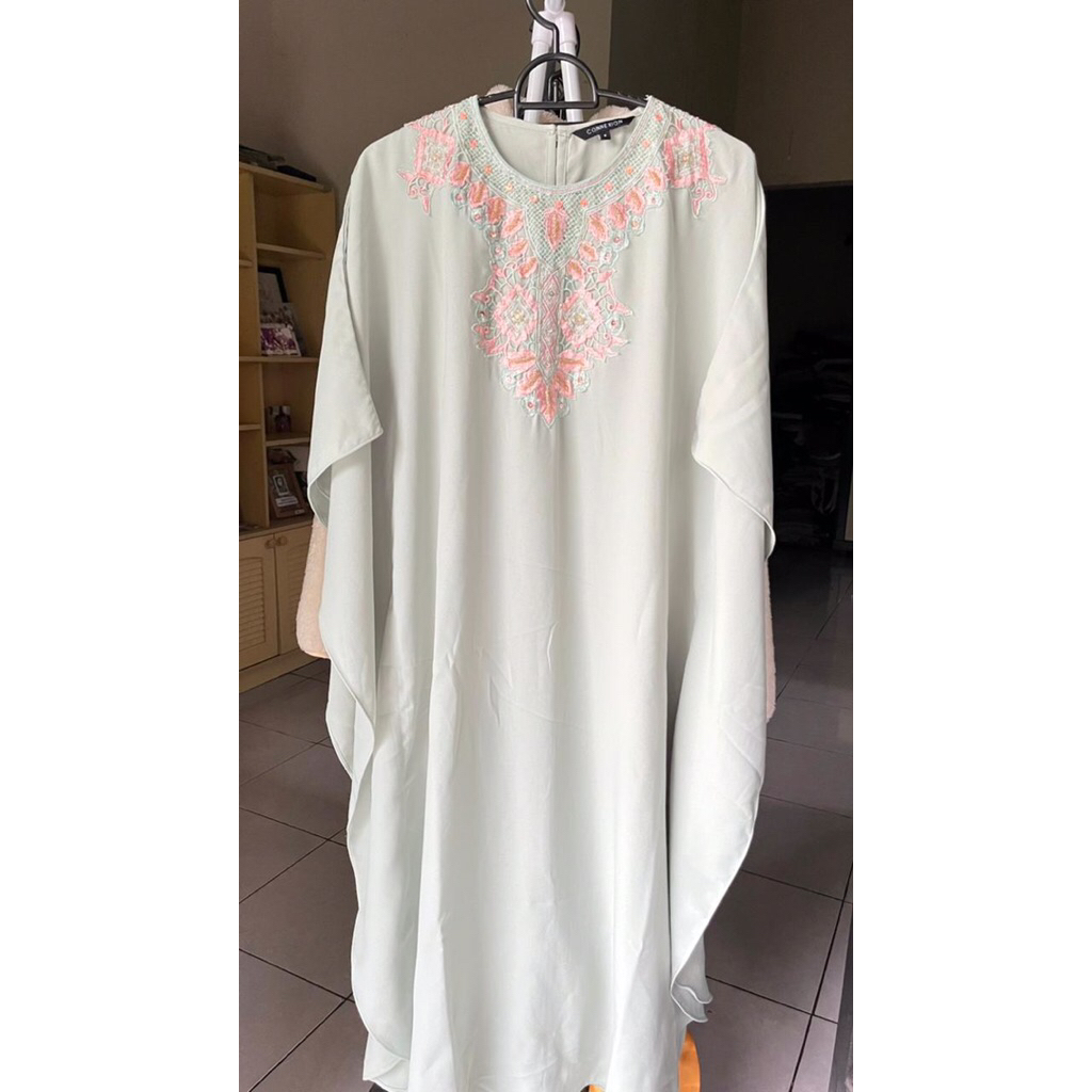 Kaftan Wanita Lebaran Bordir (Connexion) Preloved
