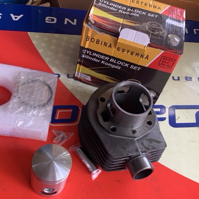 Boring Blok Seher Piston Vespa excel Pxe Px exclusive Lobang 3 india vespa  Excel Pxe Px