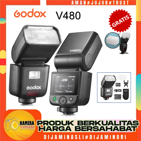 Godox V480 TTL On-Camera Flash Godox V480 Canon Nikon Fuji Sony Olympus