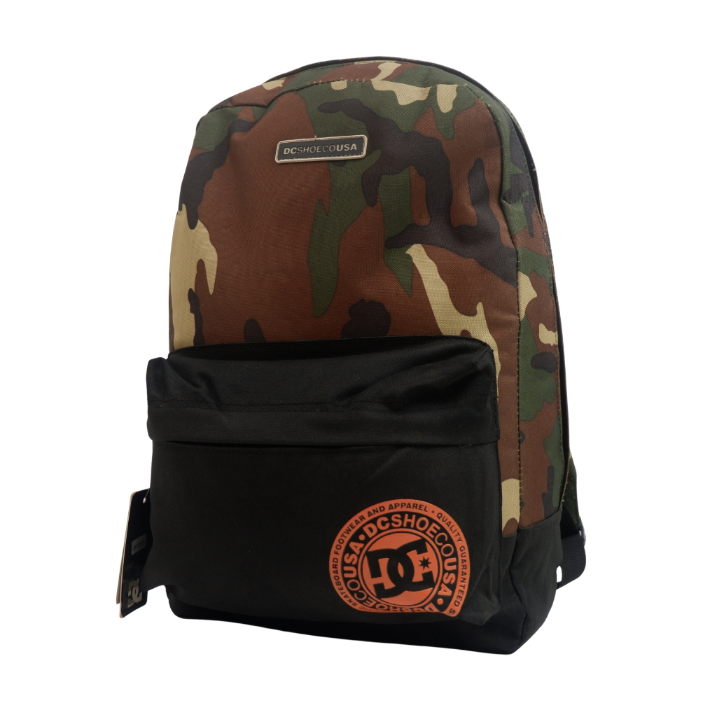 DC Shoes Camo Backstack Backpack - Skate/Streetwear Daypack Preloved