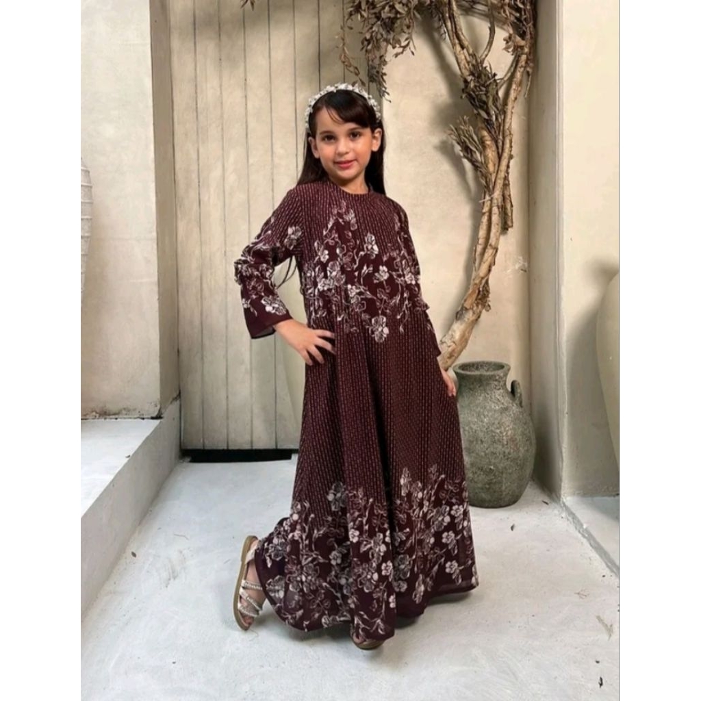 HARRA DRESS JAVINA ORIGINAL/gamis muslim anak/gamis anak anak original/gamis anak wanita/javina_offi