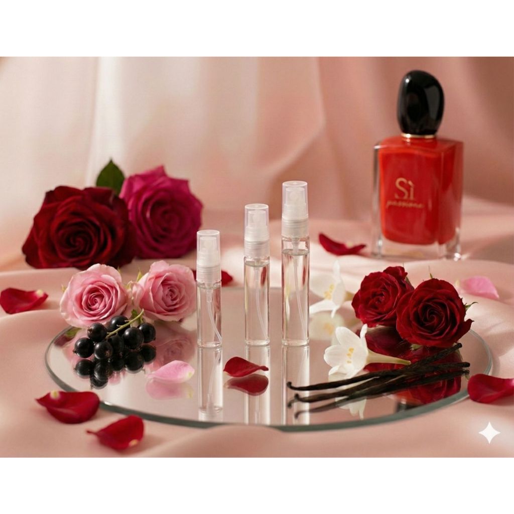 Tester Giorgio Armani Si Passione Eau De Perfume EDP Parfum Original 100% Eceran 2ml 3ml 5ml