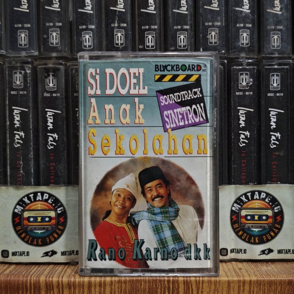 Kaset - Si Doel Anak Sekolahan (Soundtrack Film) - Rano Karno Dkk - Kaset Pita - Radio Tape - Radio 