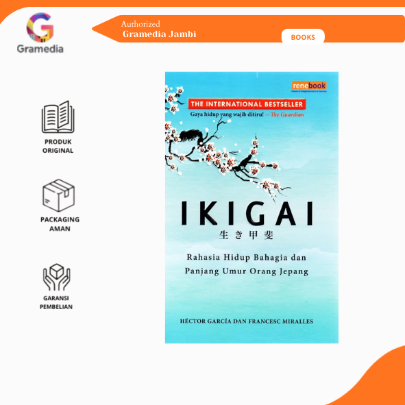 Gramedia Jambi - Buku Self Improvement Ikigai HC : Rahasia Hidup Bahagia Dan Panjang Umur Orang Jepa