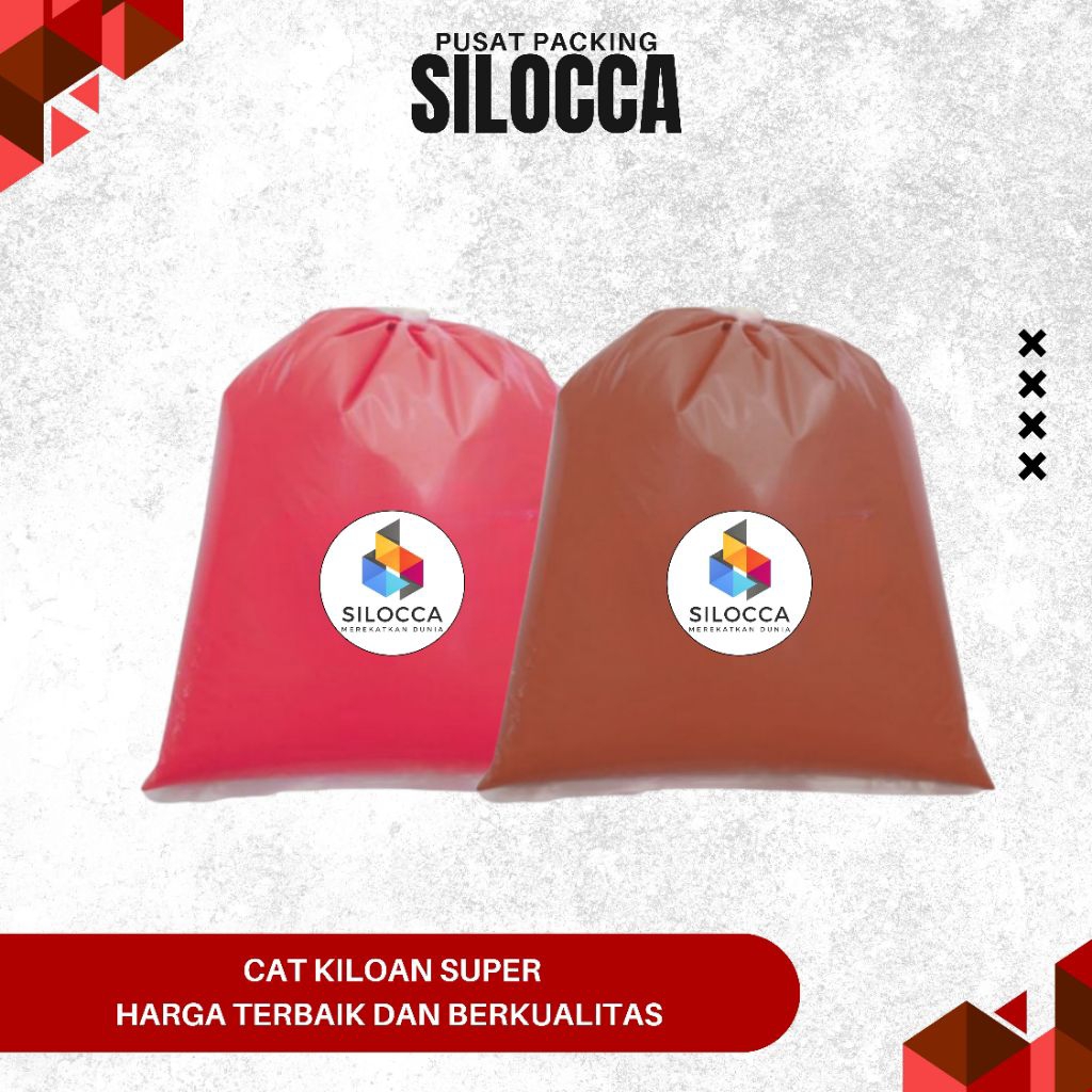 Cat Kiloan Warna Merah ( 1kg ) by Silocca/Cat 1kg/Cat Merah/Cat Tembok/Cat Rumah/Cat Bagus/Cat Cerah