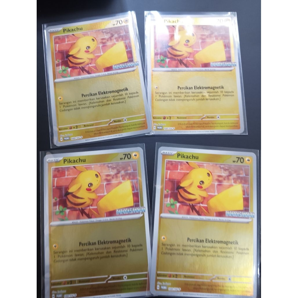 Pokemon TCG Pikachu holo sv-p ind
