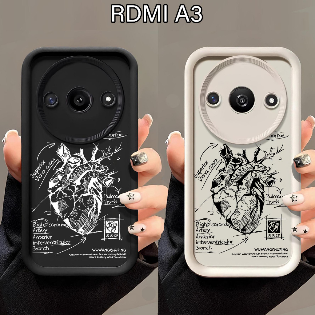 Softcase Rubber Redmi A3 Redmi A5 - Casing Hp Redmi A3 Redmi A5 - Sarung Redmi A3 Redmi A5 - Case Hp