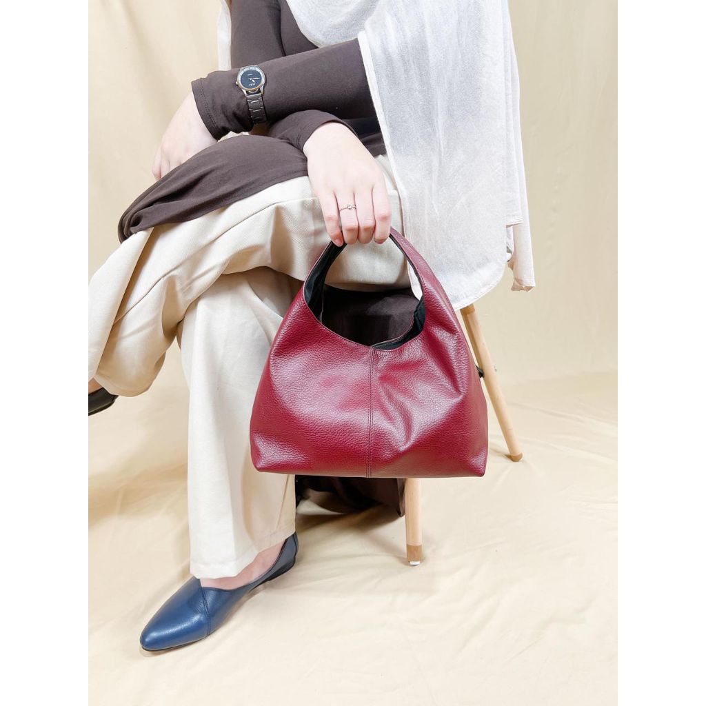 Tas Hobo Kulit Sapi Asli Garut Tas Pesta Tenteng Cantik