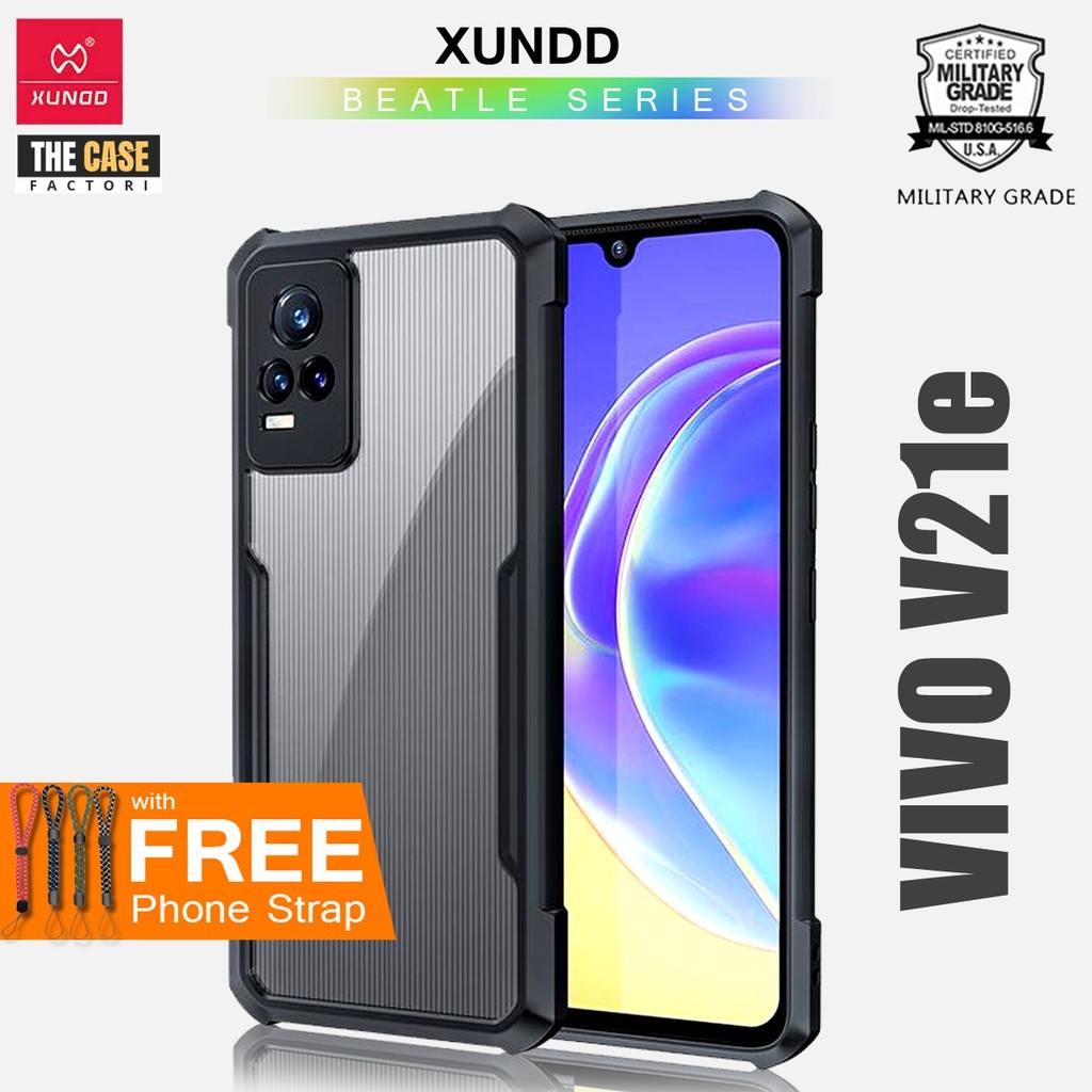 Case Vivo V21E/V21 4G Vivo V21 5G XUNDD Design Crystal Casing