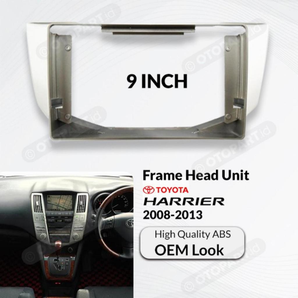 Frame Headunit OEM Toyota Harrier 2004-2013 9 Inch