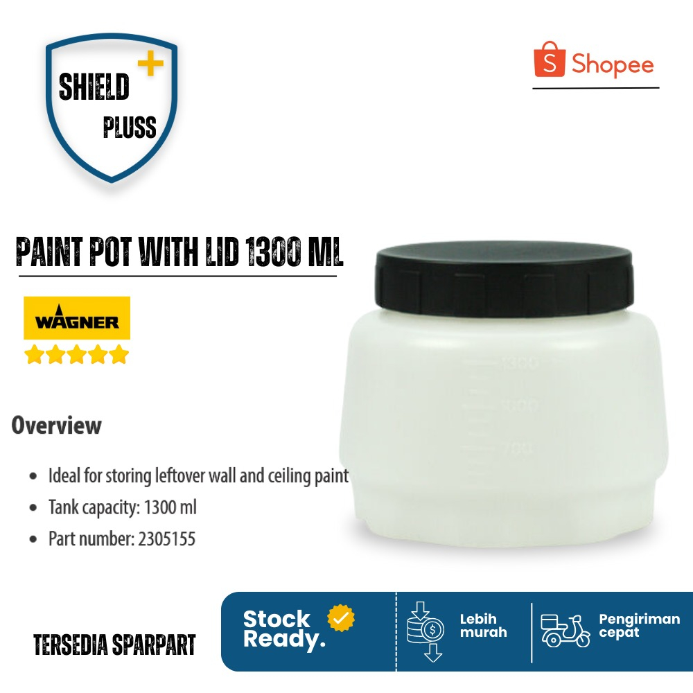 PAINT POT WITH LID 1300 ML - WAGNER