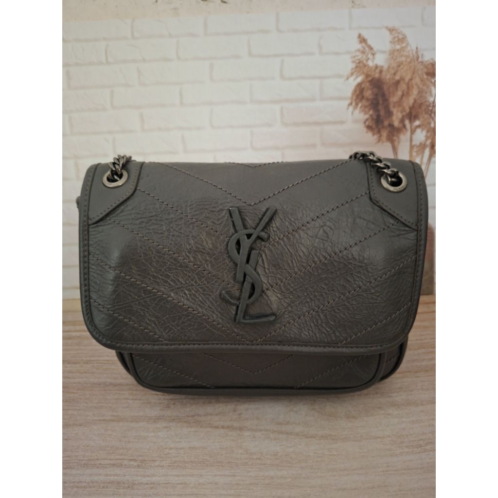 Tas Baby Niki YSL Abu