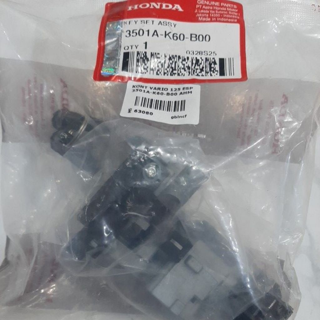 KUNCI KONTAK VARIO 125 ESP 3501A-K60-B00 AHM