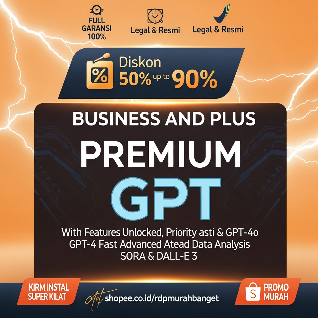 Akun ChatGPT Pro/Plus (+Sora 2) Bulanan BONGKAR RAHASIA MAESTRO KONTEN