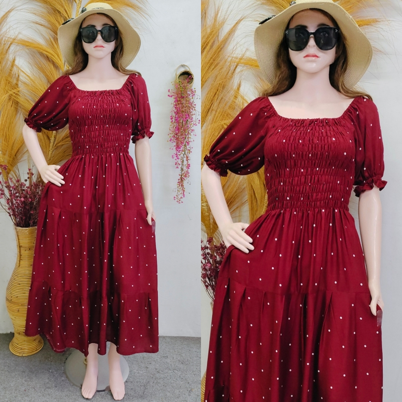 Andara - Dress Panjang Canda Maxi Fit to XXL CasuaL Rayon Adem