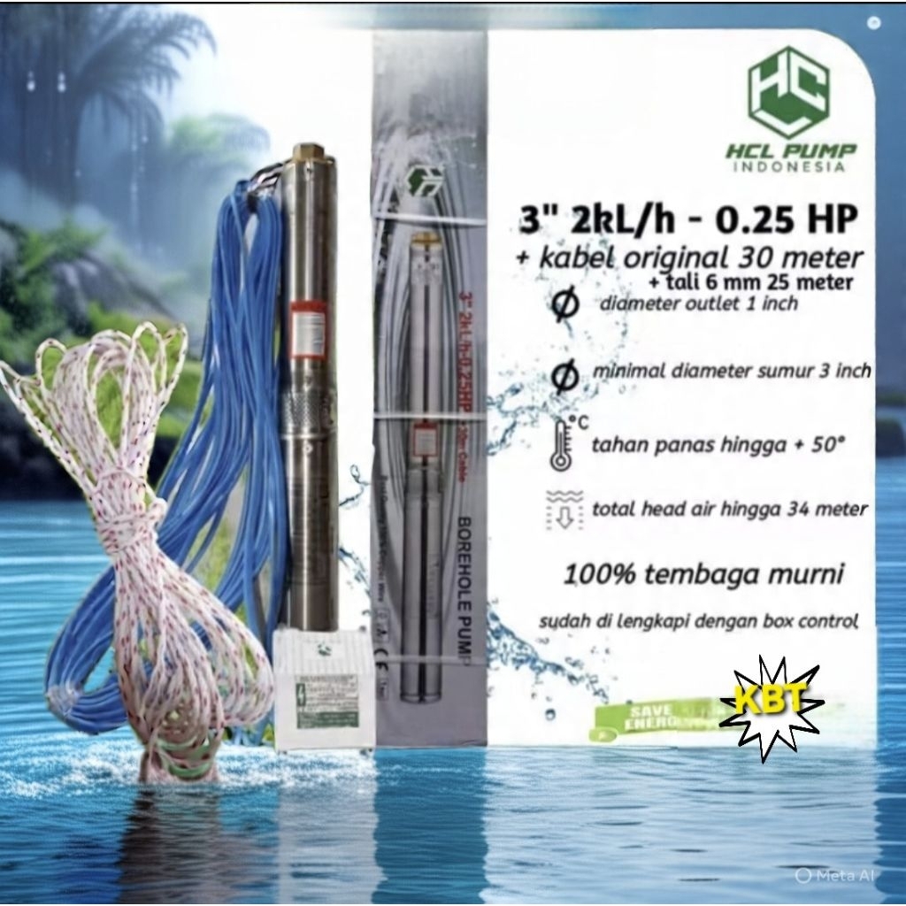 Pompa-Sibel-3inch-0.25hp-out1"-180watt-HCL