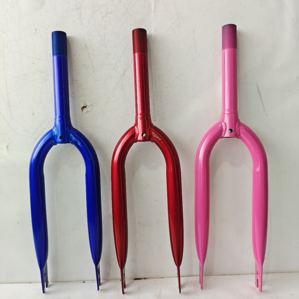 Fork /Garpu LECET Sepeda Anak Ukuran 18" Model Drat Sepeda Anak Mini Cewe