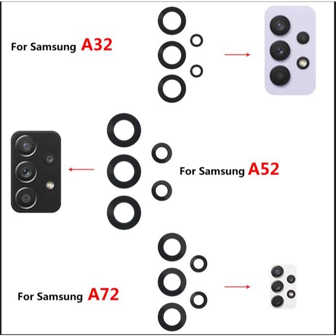 Camera Lens Lensa Kamera Kaca Kamera Belakang SAMSUNG A52  SAMSUNG A72 lensa samsung a72 kaca kamera
