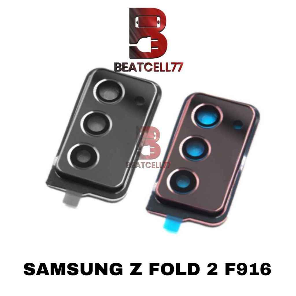 Kaca Kamera Samsung Z Fold 2 F916 Tutup Lensa Fullset Ring / Frame Camera