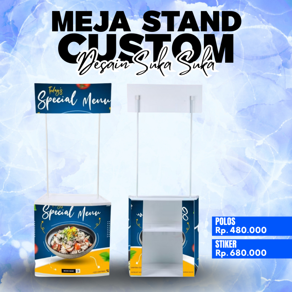 Event desk Impraboard + PRINTING, Event desk Impraboard polos