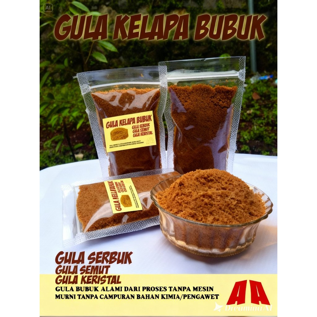 GULA SEMUT GULA MERAH BUBUK GULA KELAPA ORGANIK