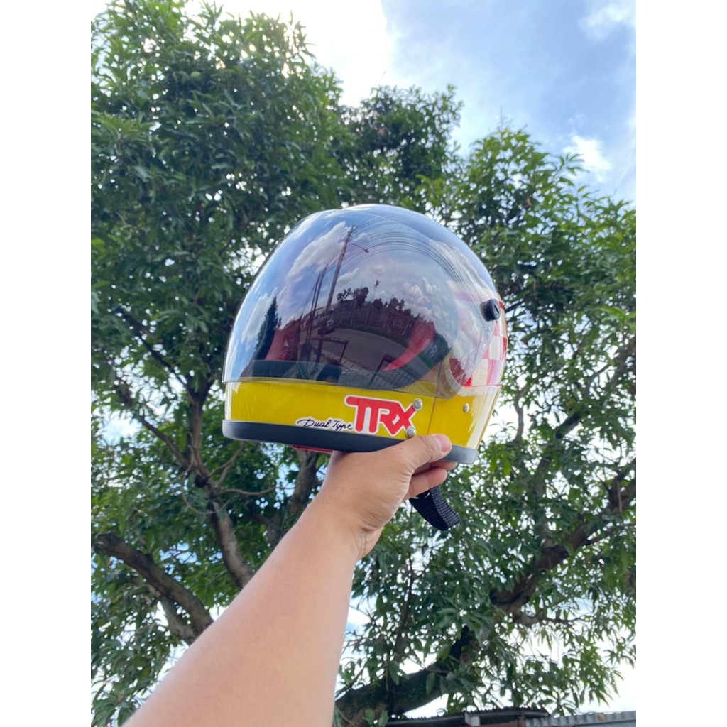 Helm Honda TRX Custom catur