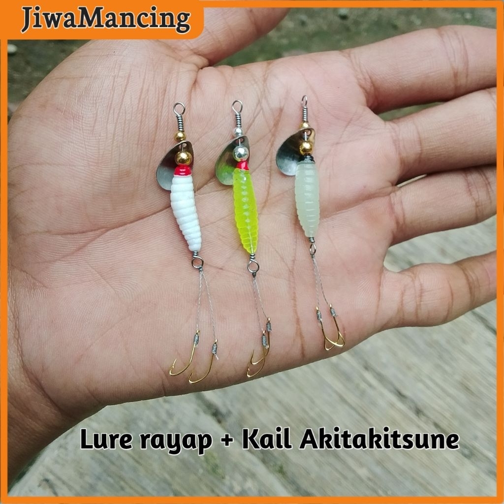 Rayap Lure umpan Micro Casting Laron Double Hook