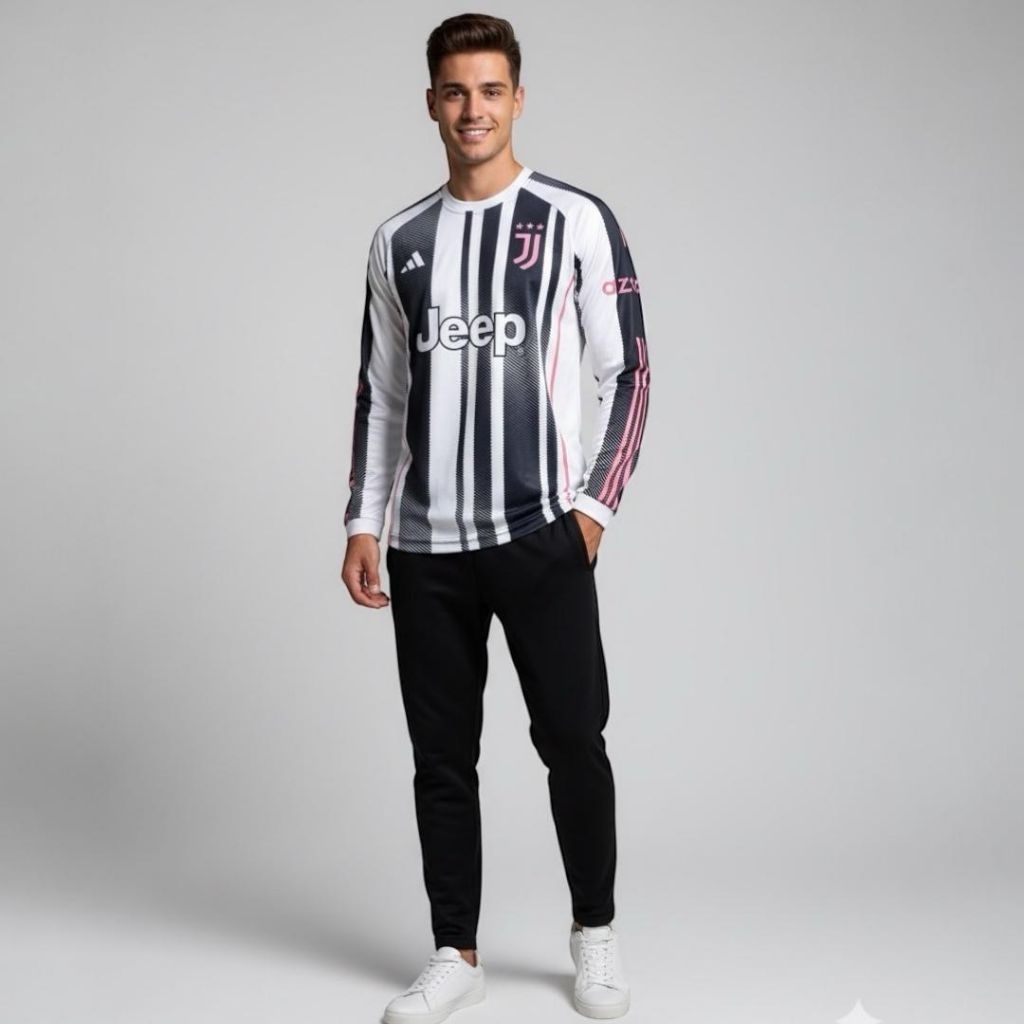 JERSEY BOLA/JERSEY OLAHRAGA/JERSEY CLUB BOLA/JERSEY FUTSAL/BAJU BOLA LENGAN PANJANG/SPORT/JUVENTUSSS