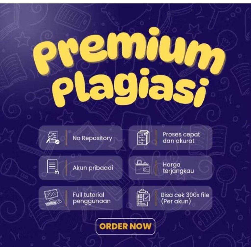Akun NO-REPOSITORY Cek Plagiat Premium Turnitin