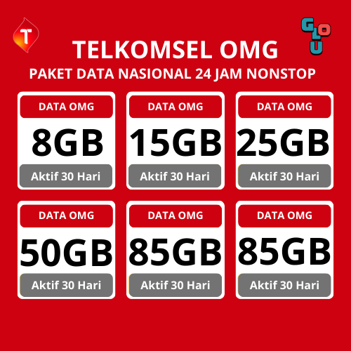 Telkomsel Data Bulanan OMG