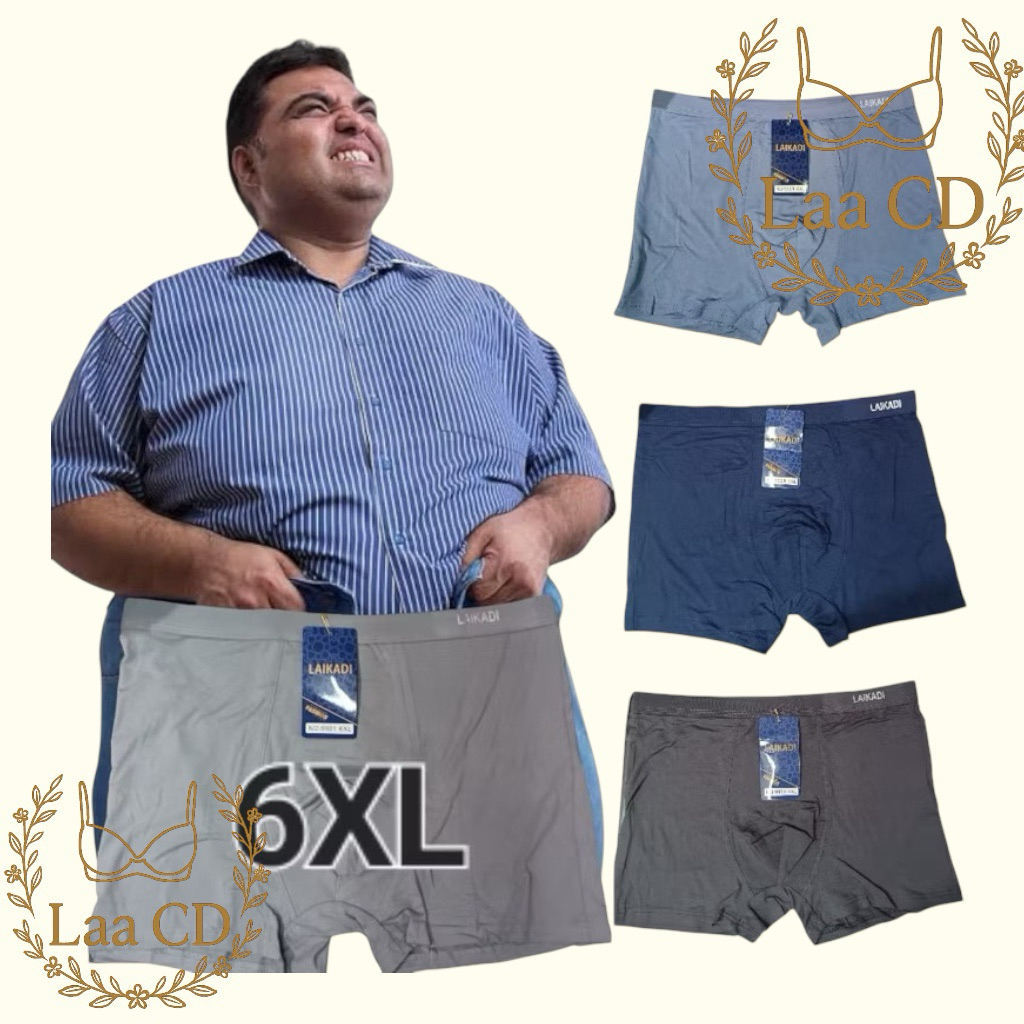 3pcs Boxer cowok super jumbo / 3pcs Celana dalem cowok jumbo / Celana dalem pria boxer jumbo / Celan