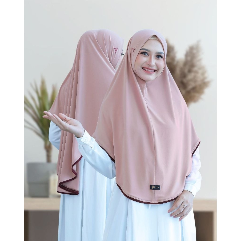 Hijab Bergo jersey syari Jannie by Yessana