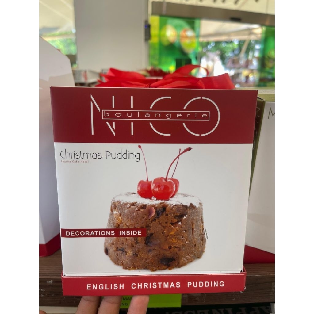 Nico Boulangerie Christmas Puding Inggris | Kue Natal Puding 400 Grm