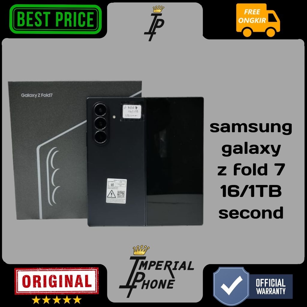 samsung galaxy z fold 7 5g 16/1TB second