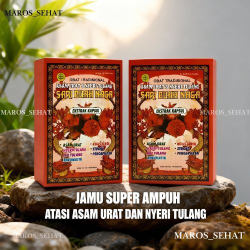 Sari Buah Naga Extra Kapsul Asam Urat dan Nyeri Tulang