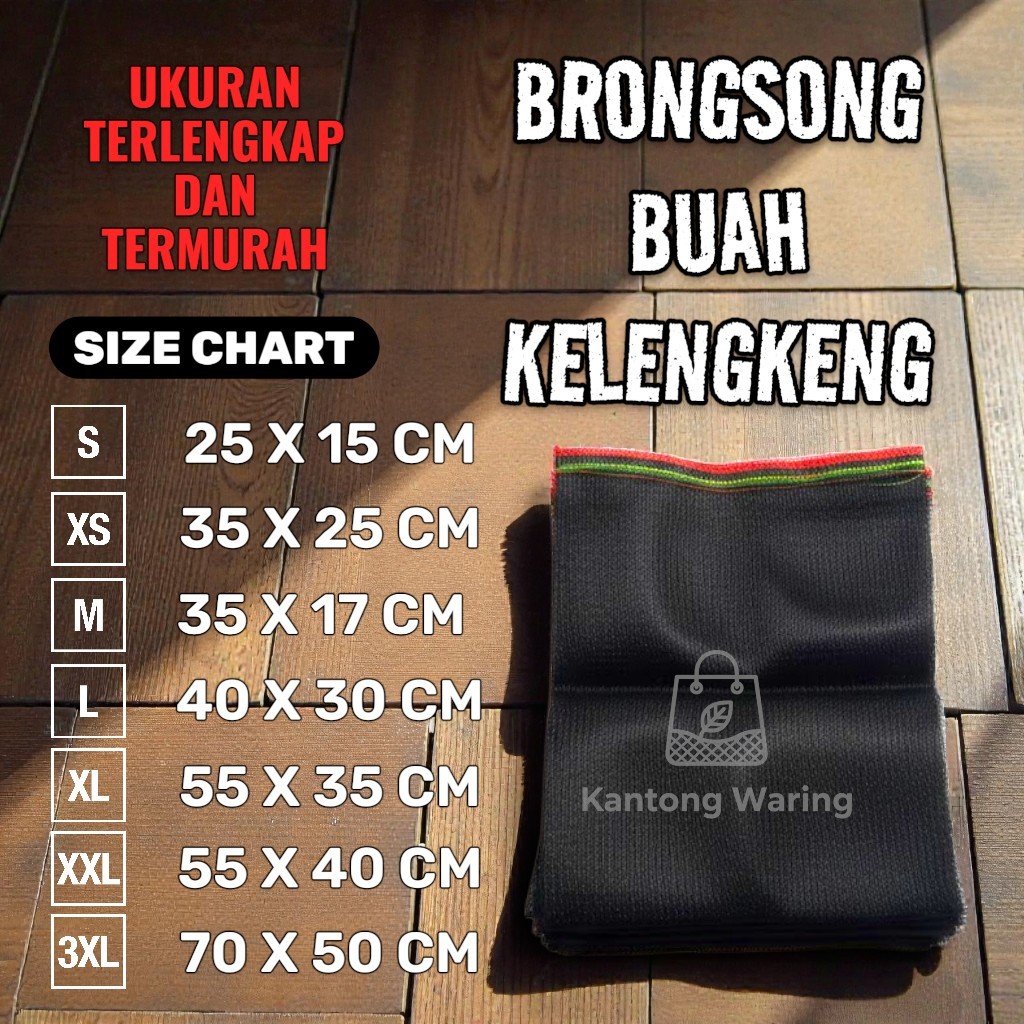 brongsong kelengkeng - pembungkus buah kelengkeng