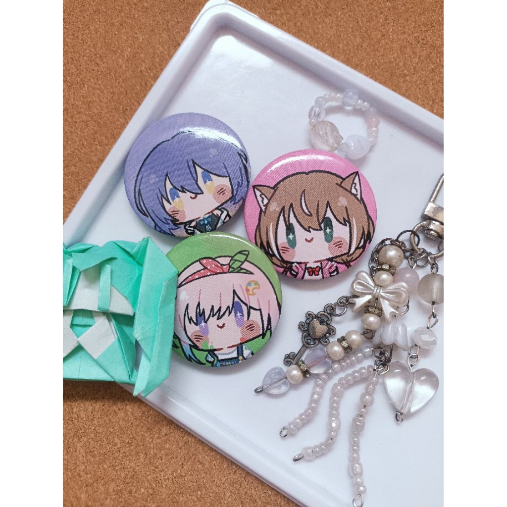 Souffales | Hololive ID HoloID Area15 Moona hoshinova Ayunda Risu Airani Iofifteen 4.4 Pin Badge Pin