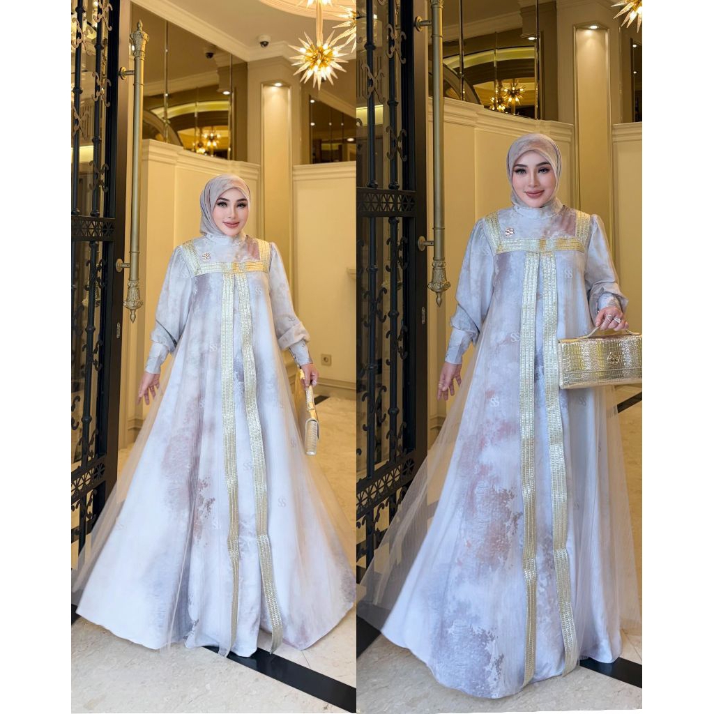 Shellasaukia Official Original Terbaru Gamis Set Hijab Shellasaukia Terbaru Dijamin Original 100% Ga