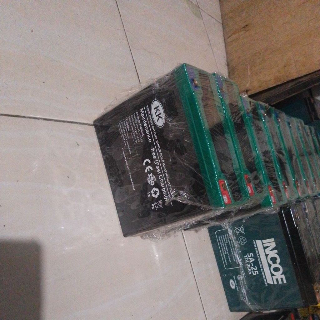 baterai motor listrik 12v 32 ah original