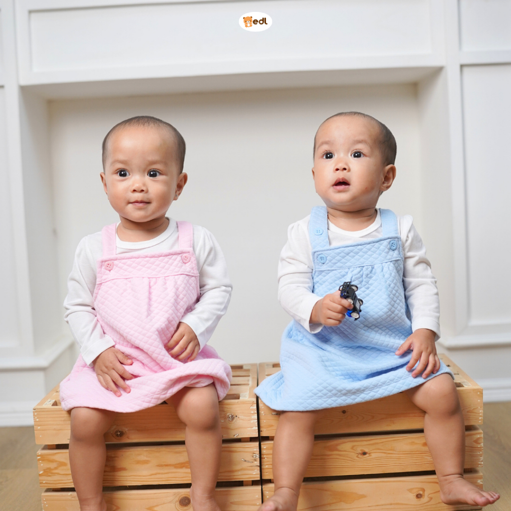 EDL Baby - Overall Dress Baby Newborn Perempuan usia 0-12 bulan/ Claire Overall