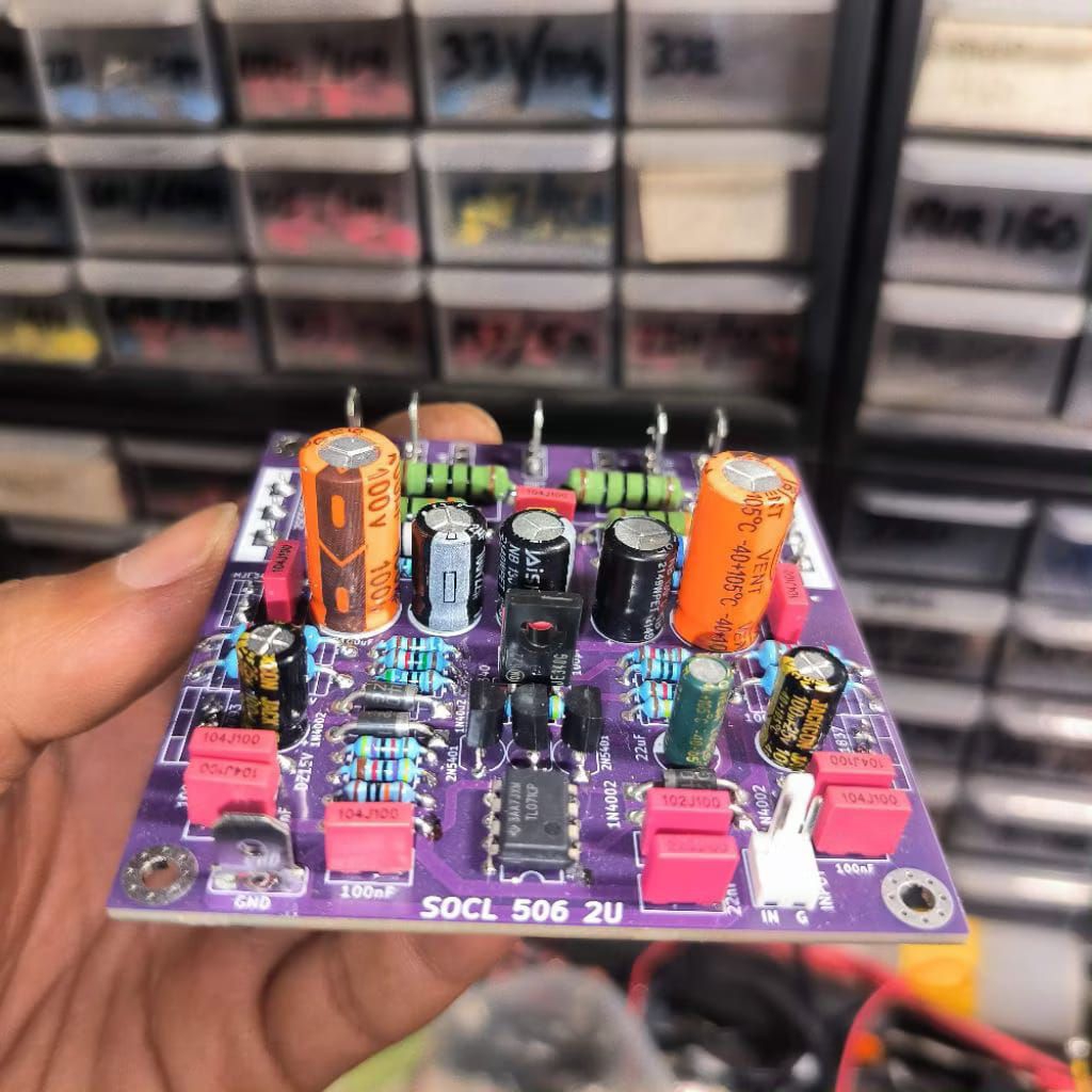 KIT DRIVER POWER AMPLIFIER SOCL 506 2U // KIT SOCL 506 BIAS SERVO UKURAN 2U